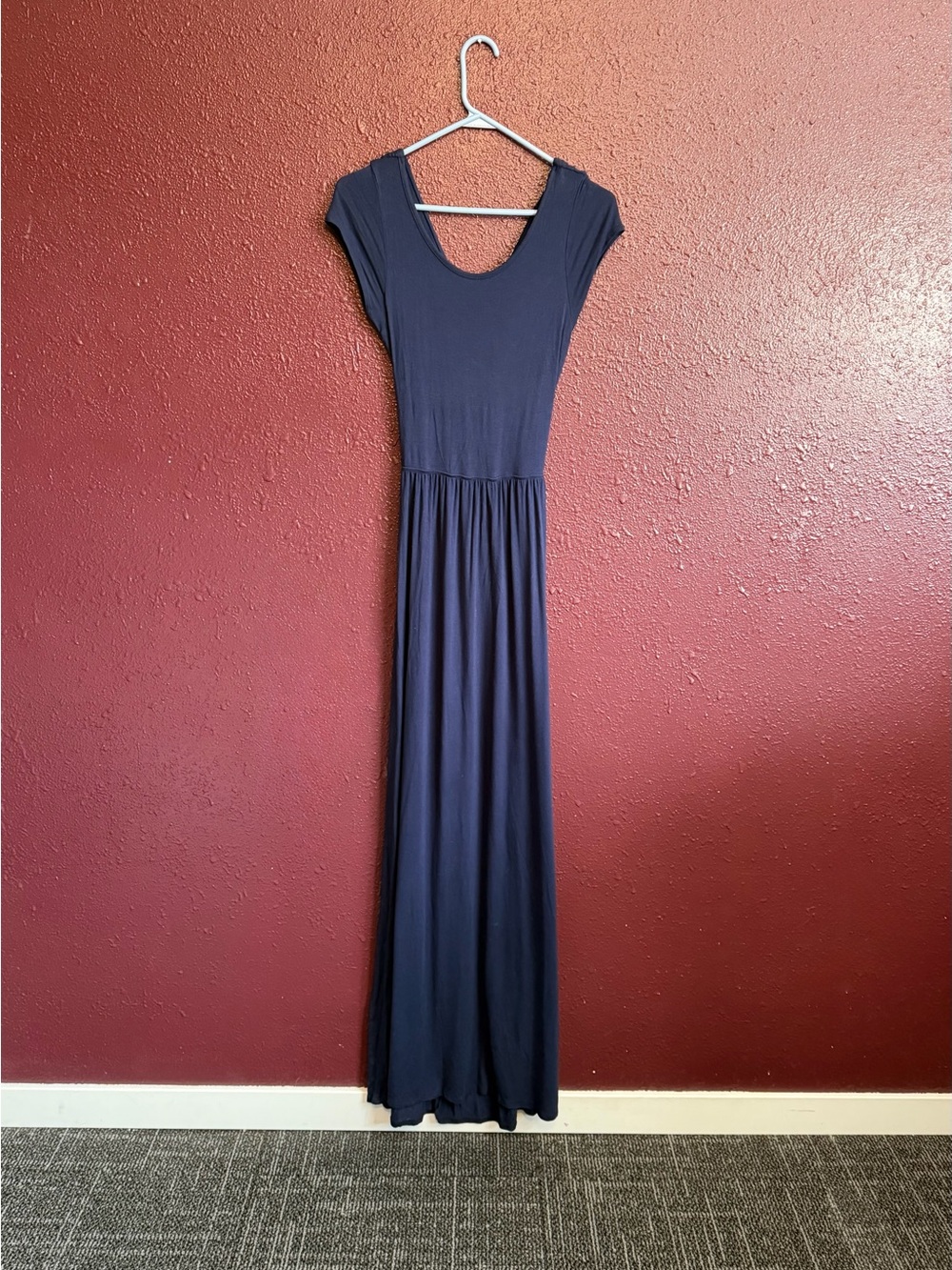Rolla Coster Open Maxi Dress Dark Blue Small